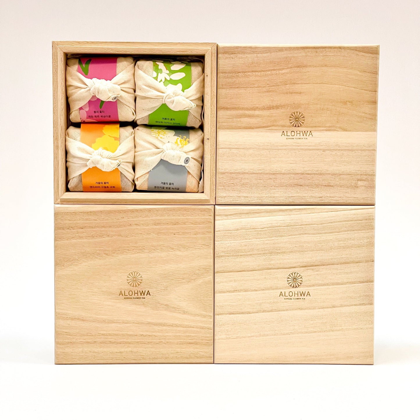 Vier Jahreszeiten Blumentee Set