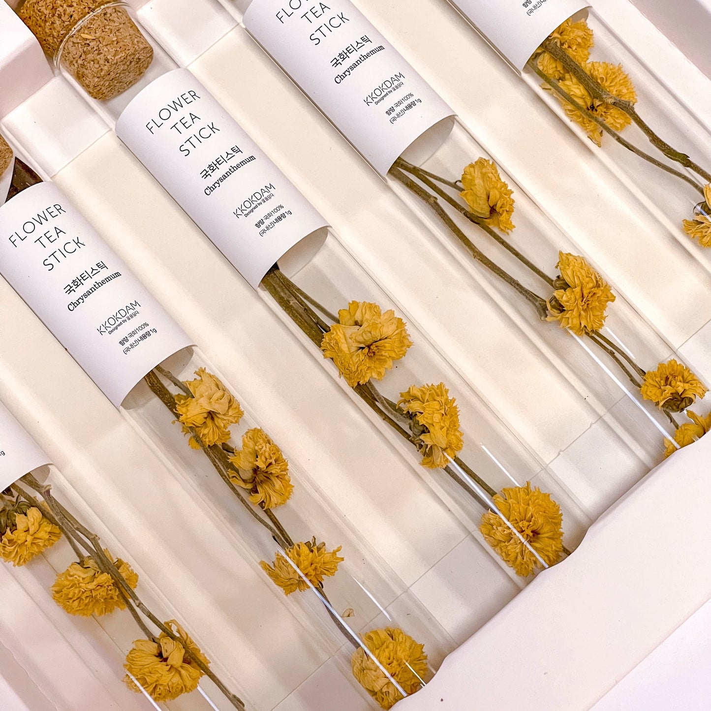 Blumenteestäbchen-Geschenkset